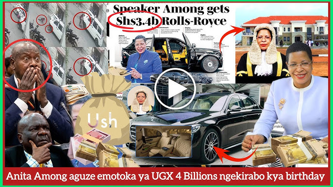 Speaker Anita Among Receives Shs3.4 Billion Rolls-Royce as Birthday Gift
