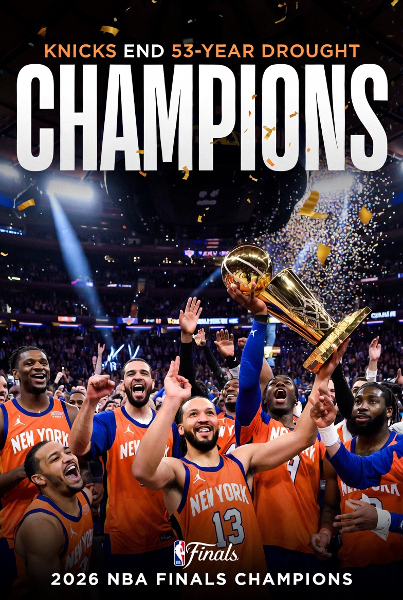 Knicks End 53-Year Drought: New York Claims 2026 NBA Championship in Thrilling Finals Win