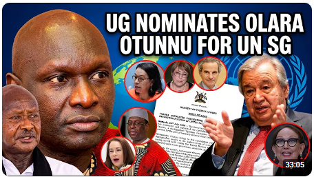 Uganda Fields Veteran Diplomat Olara Otunnu in Race for UN Secretary-General