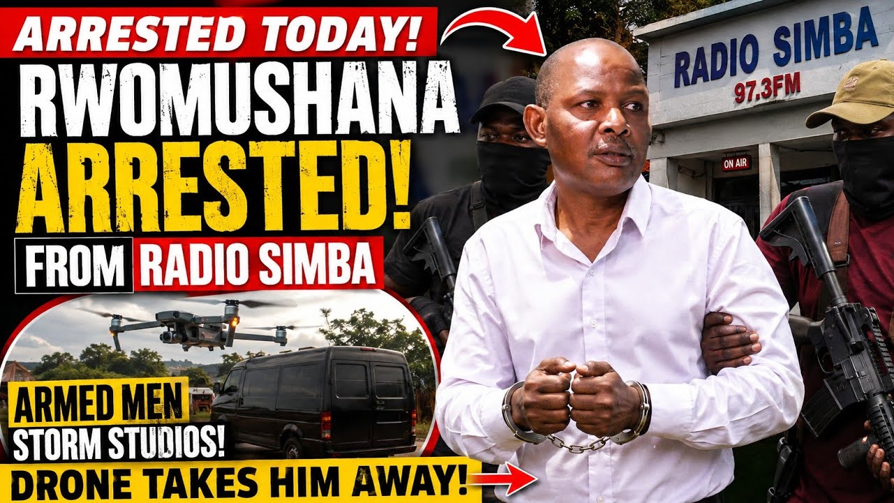 Political analyst Charles Rwomushana seized from Radio Simba studio